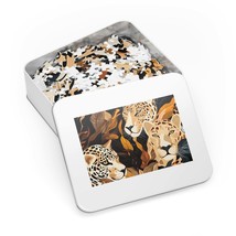 Jigsaw Puzzle in Tin, Leopard,  awd-312, Personalised/Non-Personalised (30, 110, - £28.22 GBP+