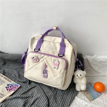 New Lovely Waterproof Nylon Backpack Teenage Girl Multifunctional Travel Bag Fem - £29.95 GBP