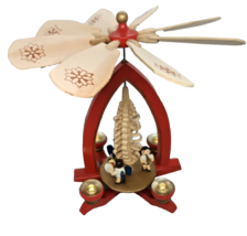 Vintage Christmas carousel Pyramid 27.5 cm Angels - £37.46 GBP