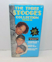 The Three Stooges Collection Volumes III Uncensored Uncut VHS New Sealed - £13.80 GBP