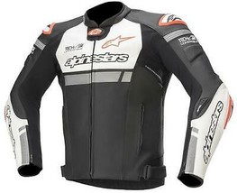 XsGP Plus IGNITION Tech Compatible Leather Sport Motorcycle / Motorbike Jacket - £116.39 GBP+