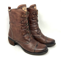 Pikolinos Women’s Le Mans Ankle Boot Sz 40 (9.5-10) Brown Leather Side Z... - $59.35