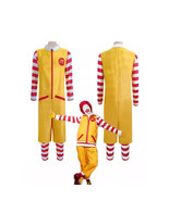 Uncle Clown McDonald Jumpsuit Fun Costume Dress Up Uniform Cosplay Set P... - $41.94 CAD