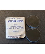 Vintage Willson 2 de Rechange Goutte Eye Sécurité Verre Chalumeau Teinté... - £24.57 GBP