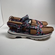 Skechers Ultra Go  sandals multicolored women’s 10 ankle strap outdoor w... - $24.74