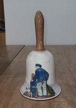 Porcelain Bell Norman Rockwell &quot;Looking Out to Sea&quot; BELL - 6&quot;H - £10.99 GBP