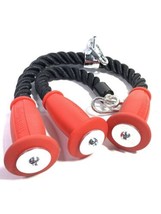 The Fit Guy Tricep Rope Combo Push Pull Down Gym Cable Attachment Fitness - £29.57 GBP
