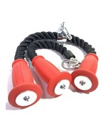 The Fit Guy Tricep Rope Combo Push Pull Down Gym Cable Attachment Fitness - £29.09 GBP