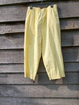 Adar Uniform Yellow Pants size XL Pockets Elastic Waist New with out Tags.. - $16.83
