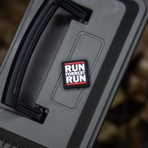 Run Forrest Run Forrest Gump PVC Rubber Morale Patch, Hook Backed Morale... - £11.00 GBP