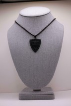 NIB FaithHeart Stainless Steel Black Bible Verse Necklace Chain Length 24&quot; - £15.22 GBP