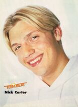 Nick Carter - J C Chasez - Backstreet Boys 11" x 8" Teen Mag Pinup Mini ... - $6.94