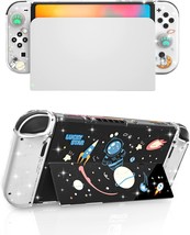 The Echzove Switch Oled Protective Case, Hard Pc Cover Compatible, Astronaut. - £27.13 GBP