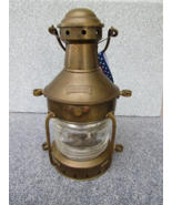 Antique Anchor Brass Ships Lantern original - $285.00