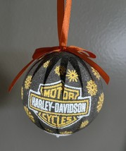 NEW Harley Davidson Motorcycles LED Light Up 3” Round Christmas Ornament... - $13.26