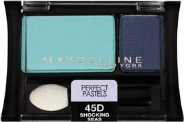 Maybelline Expert Wear Eyeshadow ~ Shocking Seas 45D, .09 oz - £11.93 GBP