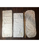 Vintage Set Of 3 Hand Embroidered Floral Table Dresser Runners - $15.00