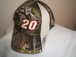 Tony Stewart #20 Camo w/Tan Trim Trucker&#39;s Ball cap, new w/tags  - £14.26 GBP