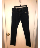 Abercrombie &amp; Fitch Mens 30X32 Super Skinny Denim Blue Jeans Cotton Blend - $16.82