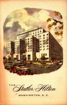 Vintage POSTCARD- The Statler Hilton, Washington, D.C. BK40 - £1.55 GBP