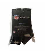 NFL Football New Orleans Saints Gold &amp; Black Lanyard Key Badge Mask Hold... - £5.76 GBP