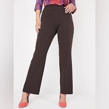 Tummy Control Brown Trouser Dress Pants Women 20W Shaper Slacks Elastic ... - £31.54 GBP