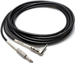 Hosa GTR-215R Straight to Right Angle 15 Feet Guitar Cable, All-metal Plugs - £13.54 GBP