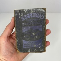 Vtg Letterpress Printing Block Carefree Ever Ready Biscuit Flour Mayflow... - $13.22