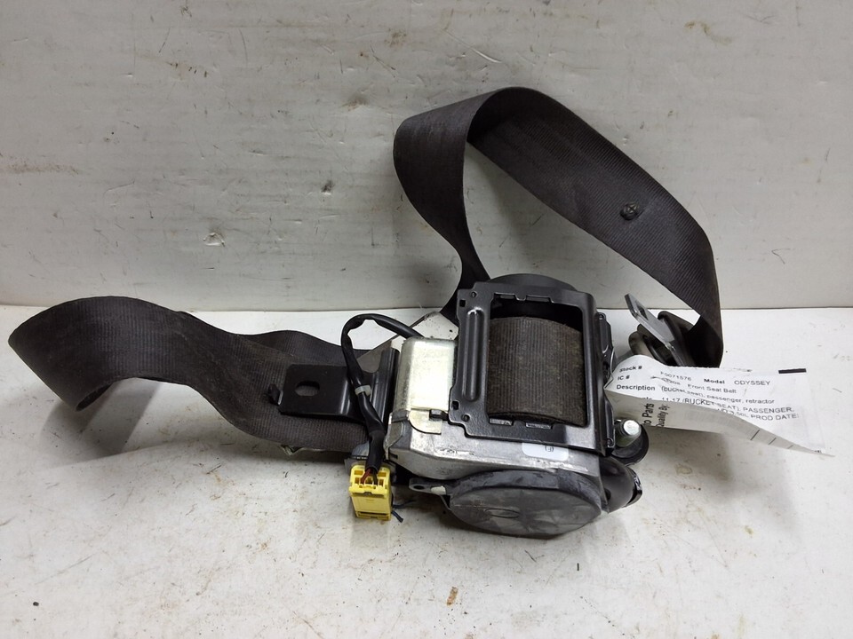 11 12 13 14 15 16 17 Honda Odyssey right front passenger gray seat belt ... - $89.09