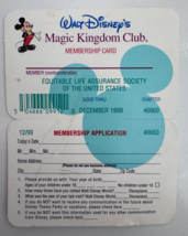 Vintage Disneyland Magic Kingdom Club Membership Card 1999 - $12.86