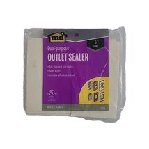 Electrical Cover 6 in Pack Insulated Sealers 2 Receptacle White Outlet s... - $8.90