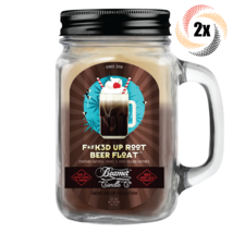 2x Jars Beamer Candle F*#k3d Up Root Beer Float Odor Eliminator Candle | 12oz - £29.72 GBP