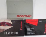 1997 Pontiac Bonneville Owners Manual [Paperback] Pontiac - £11.67 GBP