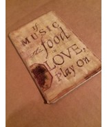 Vintage Style Refrigerator Magnet Music Quote 3.75&quot; - $129.72 MXN