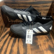 Adidas The Gravel Cycling Mid Shoes Mens Size 9 Core Black/White GW5330 NEW - $808.41 MXN