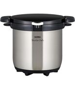 Thermos Vacuum Thermal Cooker Shuttle Chef 4.5L  Clear Stainles  KBG-450... - $3,532.10 MXN