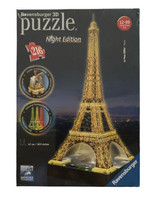 Ravensburger 3D Puzzle Night Edition Eiffel Tower Paris 216 pieces Includes LED - £23.51 GBP