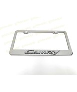 3D CAMRY Emblem Badge Stainless Steel Chrome Metal License Plate Frame New - £18.06 GBP