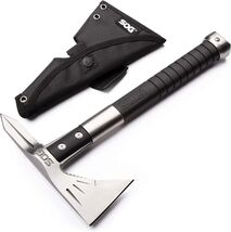 SOG Voodoo Hawk Mini Satin Polished Fixed Axe Head Blade Black Handle Ax... - $59.99