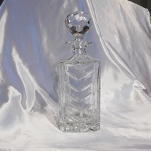 Unmarked Square Cut Crystal Decanter # 21300 - $39.95