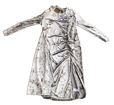 Future Collective Kahlana Brown Silver Dress Size 2X - £13.84 GBP