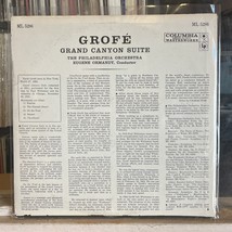 [Classical]~Exc Lp~Grofe~Eugene Ormandy~Grand Canyon Suite~[1958~COLUMBIA]~MONO~ - £7.78 GBP