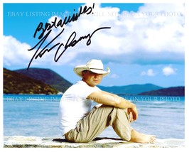 KENNY CHESNEY SIGNED AUTOGRAPHED 8x10 RP PHOTO BEAUTIFUL ISLANDS BEACH P... - $19.99