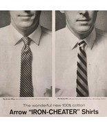 1958 Arrow Iron Cheater Dress Shirts Advertisement Fashion Clothing DWII22 - $41.12 CAD