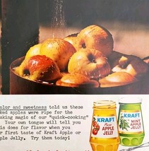 1962 Kraft Apple And Mint Apple Jelly Advertisement Condiments Vintage HM2N - €25,85 EUR