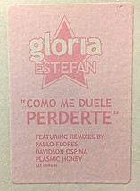 Como Me Duele PERDERTE- Gloria Estefan - 12&quot; Vinyl Maxi Single Remixes - £4.75 GBP