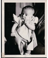 Sweet Little Baby Girl Looking About Ready To Cry Snapshot 1950 - £3.90 GBP