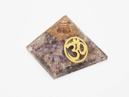 Lolite Pyramid ~ Orgone Pyramid For Coming Home, Opening Spiritual Pathw... - $25.00