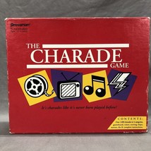 THE CHARADE GAME 1992 VINTAGE BY PRESSMAN PREOWNED COMPLETE - $7.00