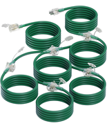 50FT Outdoor Extension Cord with Mutil Outlets Evenly Spaced 6 Outlets 1... - $1,216.92 MXN